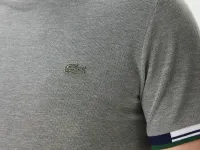 Мужская хлопковая Футболка Lacoste с принтом