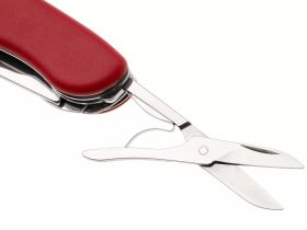 Нож перочинный Victorinox Outrider 0.8513, сталь X50CrMoV15, рукоять нейлон, красный