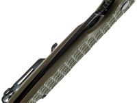 Складной нож Daggerr Piranha olive BW DL, сталь 8Cr14MoV, рукоять FRN