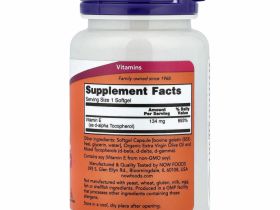 NOW Foods, E-200 со смешанными токоферолами, 134 мг (200 МЕ), 100 мягких таблеток