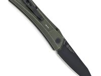 Автоматический нож Pro-Tech Oligarch-1 Battleworn, сталь MagnaCut, рукоять алюминий, зеленый