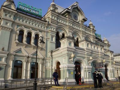 Рижский (Виндавский) железнодорожный вокзал, 1899–1901 гг., архитекторы С.А.Бржозовский, Ю.Ф.Дидерикс, конец 1920-х гг.