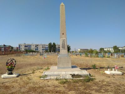 Братская могила советских воинов, погибших в период Сталинградской битвы