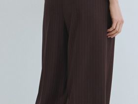 Широкие брюки, Коричневый