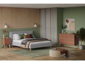 Комод Торвалль 134x87 Терракотовый