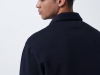 Рубашка из ткани интерлок, Синий