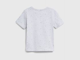 Футболка с принтом для девочек, Серый