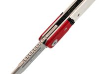 Складной нож Maxace Capsule-2, сталь 10CR15COMOV, рукоять G10, красный/белый