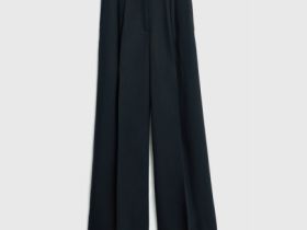 Широкие брюки со стрелками, Черный