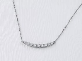 Колье из белого золота с бриллиантами э4701кл09168700