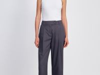 Брюки прямого кроя из хлопка