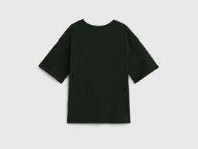 Футболка с AR-принтом для девочек, Черный