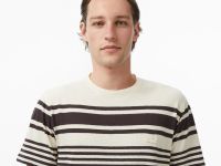 Мужская хлопковая футболка Lacoste из смеси льна