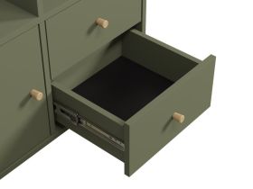 Стеллаж Кейн 3-75x149 Оливковый