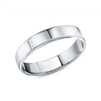 Серебряное обручальное кольцо