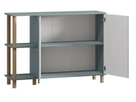 Стеллаж Моррис 124x89 Серо-зеленый