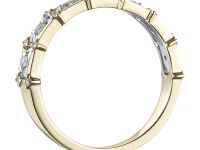 Кольцо из красного золота с бриллиантами э4801кц05220354