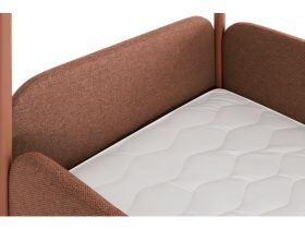 Кровать двухъярусная Эльви 80 Рогожка Терракотовый