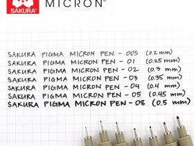 Линер Sakura "PIGMA MICRON 005" 0,20 мм, черный