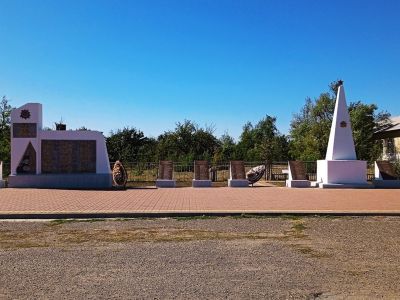 Братская могила советских воинов, погибших в период Сталинградской битвы