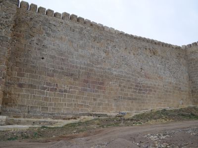 Прясло стены между башней № 6 и башней № 7