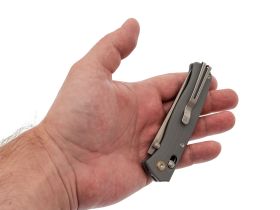 Складной нож SRM Medal 2, сталь 10Cr15CoMoV, рукоять серый G10, (255L-GK2)