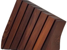 Подставка для ножей универсальная Woodinhome KS023UTWN, термоясень
