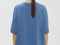 Футболка свободного кроя с принтом