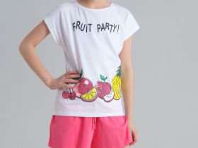 Шорты трикотажные, 2 шт. в комплекте для девочки