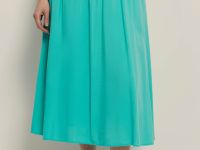 Юбка миди А-силуэта на резинке