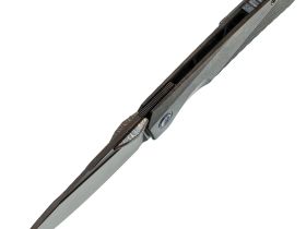 Складной нож TuoTown Themis DLC, сталь T14N, рукоять Black Crystal Ti