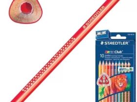 Набор карандашей цветных Staedtler "Noris Club" 10 цветов + точилка в картоне