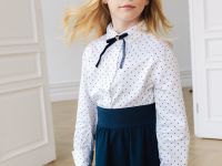 Блузка с длинным рукавом для девочки