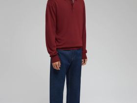 Джемпер-поло с шерстью