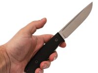 Нож Тигр, сталь D2, рукоять G10 черная