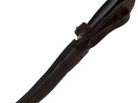 Нож Ворон, сталь дамаск, мельхиор