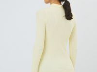 Кардиган в рубчик, Желтый