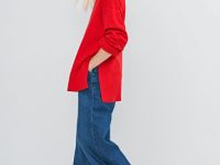 Ультраширокие джинсы, Синий