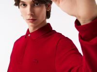 Мужское поло Lacoste с длинным рукавом