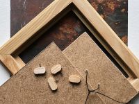 Рамка KK/home ручной работы из дерева твердых пород, 16х13 / 18х15