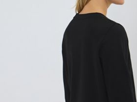 Базовый лонгслив, Черный