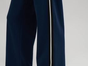 Брюки свободного кроя из футера