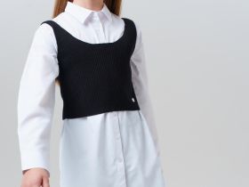 Жилет трикотажный для девочек