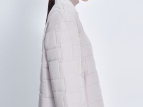 Утепленная куртка свободного силуэта