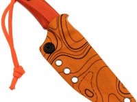 Нож Pocket Wolf Мини Тактик, сталь AUS10Co, рукоять G10, оранжевый