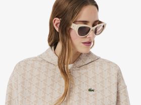 Женская жаккардовая толстовка Lacoste