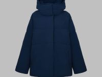 Куртка oversize силуэта с капюшоном