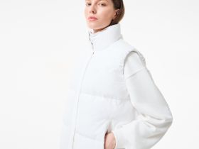Женский жилет Lacoste с наполнением из смеси пуха и пера
