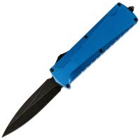 Автоматический нож Daggerr Кощей Blue BW, сталь D2, рукоять алюминий