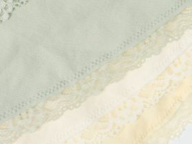 Классические брифы с кружевом, 3 шт., Желтый